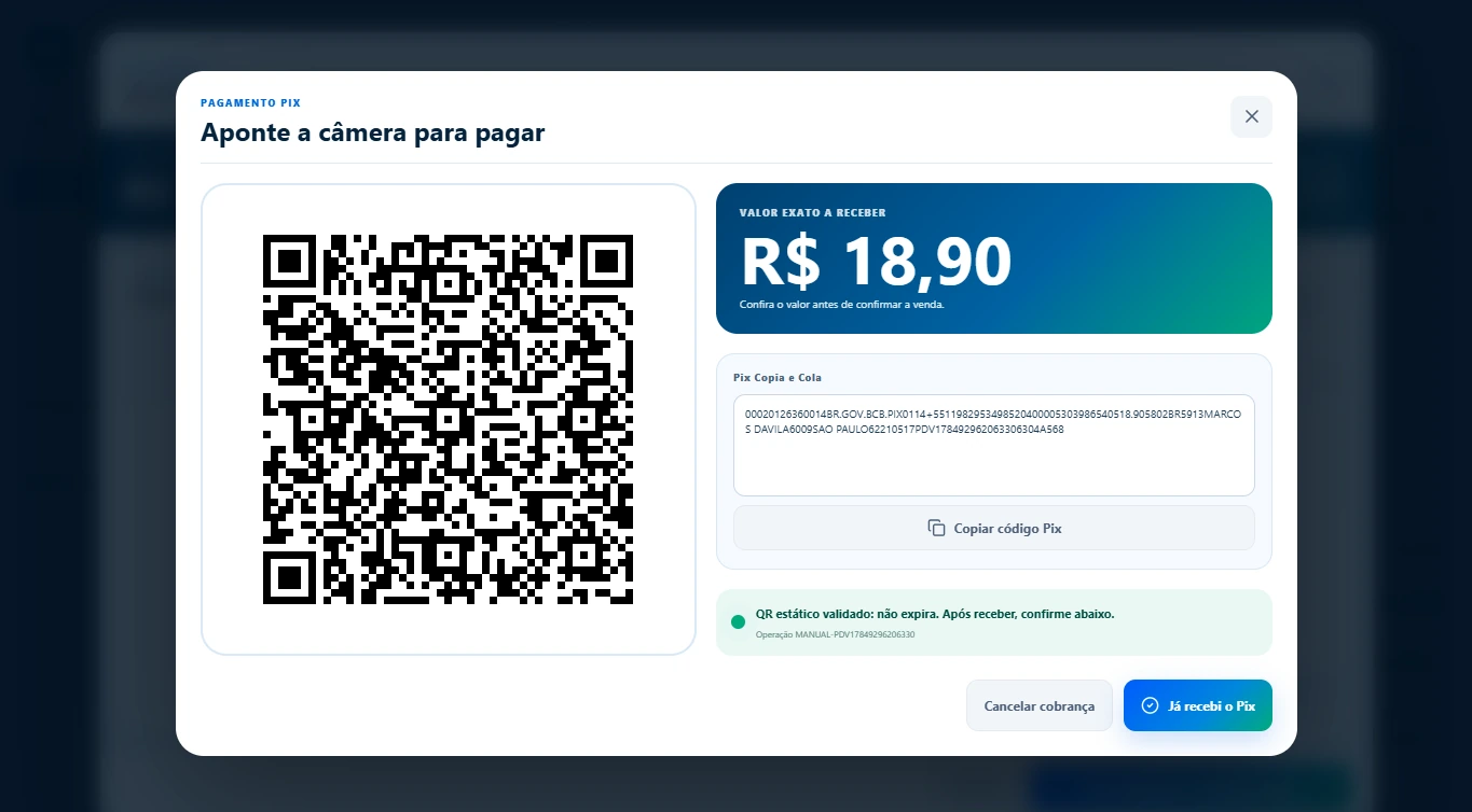 Pix integrado Automatico